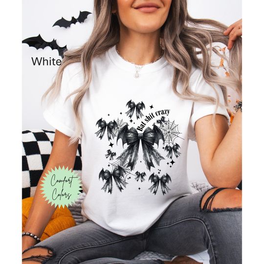 Discover Black coquette Bow Shirt, Black Coquette, Black Bow, Black, Coquette Halloween, Dark Coquette, Gothic Halloween, Bat Shirt, Haunted Shirt