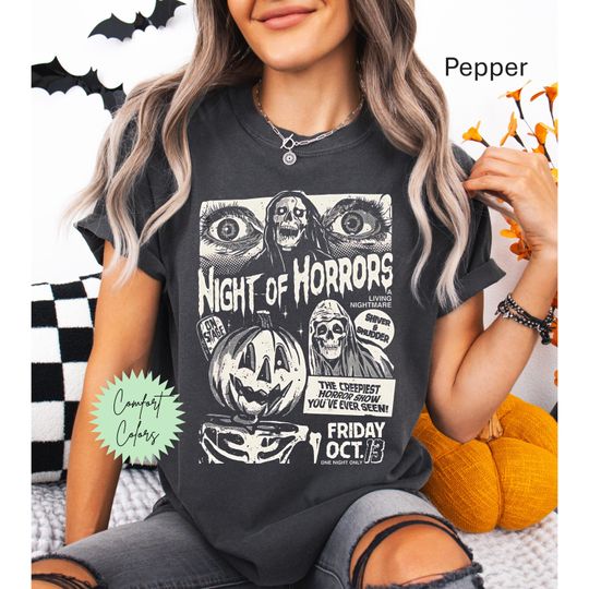 Discover Halloween Horror Characters Shirt, Retro Slashers Halloween Shirt, Halloween Horror Characters, Retro Halloween Scary Movies