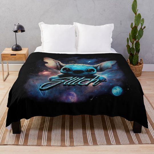 Discover Stitch Throw Blanket Comfortable Soft Warm Bed and Sofa Cover