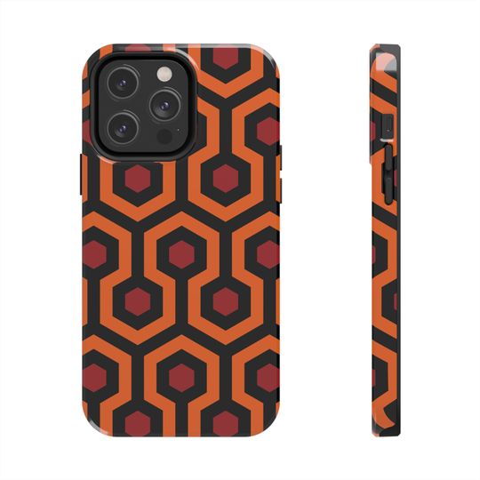 Discover The Shining iPhone Case, Kubrick, Horror, Overlook Hotel Carpet Pattern, iPhone 7, 8, X, 11, 12, 13, 14