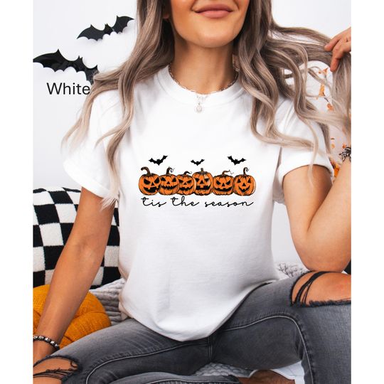 Discover Halloween Tis The Season, Pumpkin Tee, Pumpkin Graphic, Pumpkin Patch Shirt, Jackolantern Shirt, Halloween 2025, Pumpkin Season, Stay Spooky