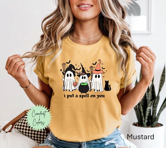 Spooky Witch T-Shirt, Stay Spooky Shirt, Sanderson Sisters Shirt, Hocus Pocus Sisters, Witchy Vibe Shirt, Retro Salem Witch Shirt