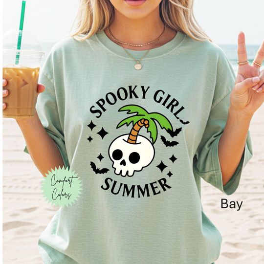 Discover Spooky Girl Summer Shirt, Summerween Shirt, Plus Size Summer, Hot Girl Summer, Spooky Girl Era, Summerween Party Tee, Salem Witch Shirt