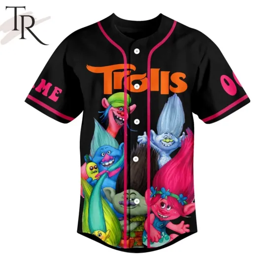 Discover Trolls Trolling With My Homies Custom Baseball Jersey