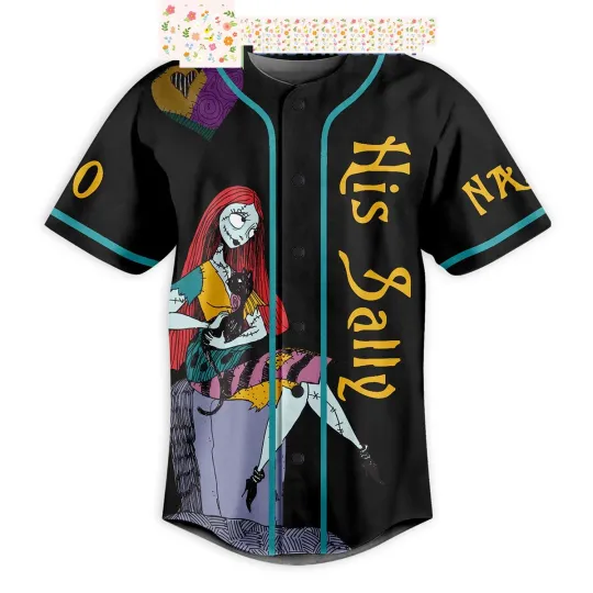 His Sally Mother of Nightmares Personalized Baseball Jersey