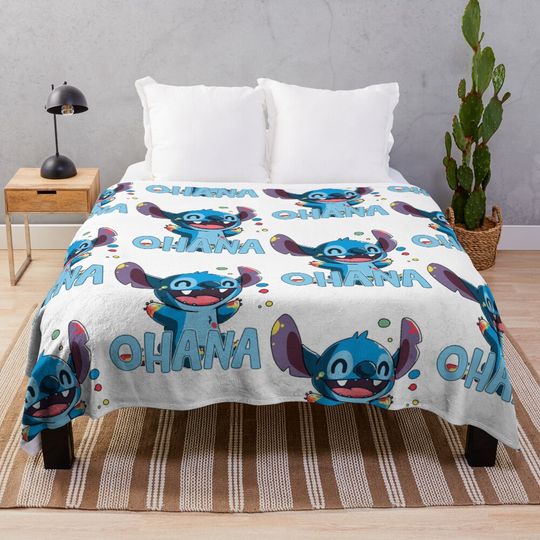 Discover STICH OHANA Throw Blanket