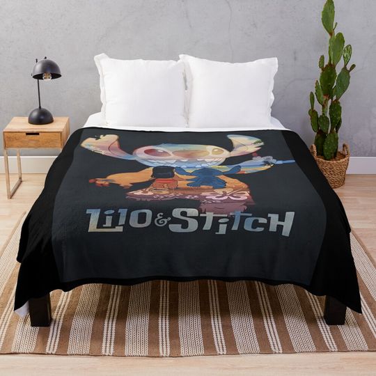 Discover lilo and stitch Throw Blanket