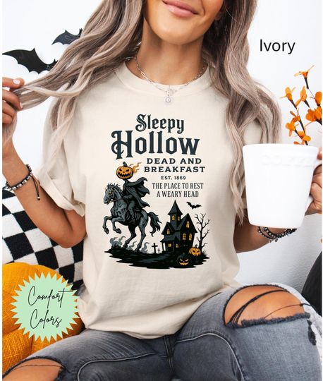 Discover Sleepy Hollow Shirt, Headless Horseman, Spooky Season, Horror Movie Shirt, Scary Movie Shirt, Horseman Halloween
