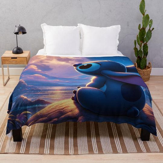 Discover Stitch dreamy night Throw Blanket