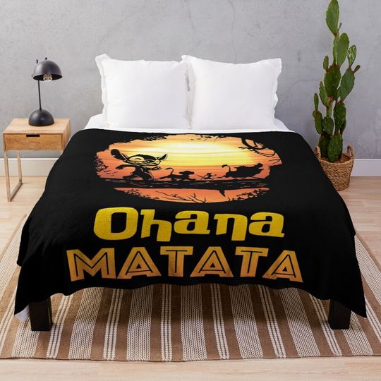 Discover Ohana No Worries Throw Blanket