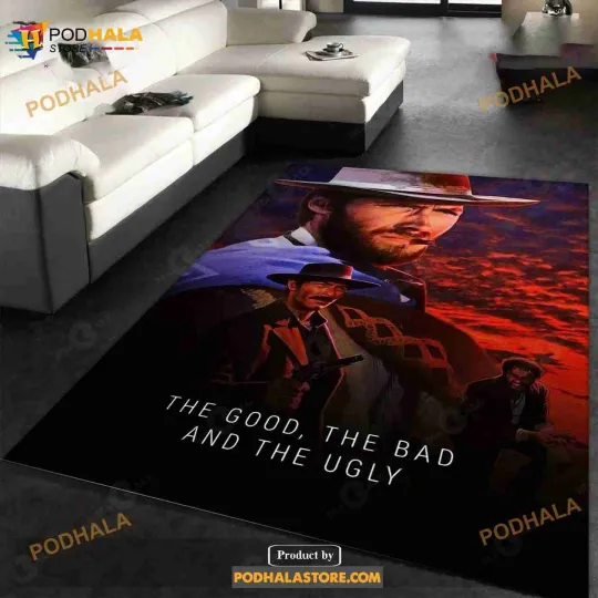 Discover The Good Bad Ugly Movie Rug Art Painting Movie Rugs Home Us Decor