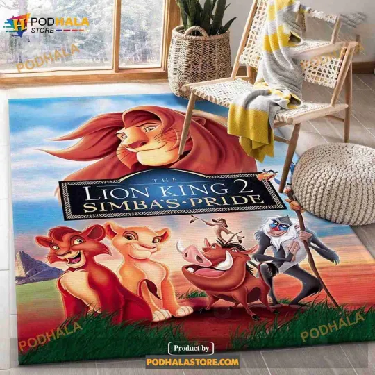 Discover The Lion King Ii Area Rug Living Room And Bedroom Rug