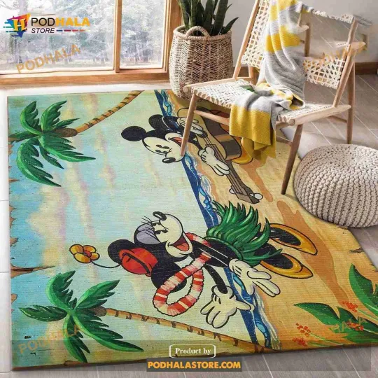Discover Welcome Disney Area Rug Bedroom Rug Home Decor Gift