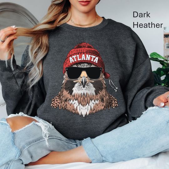 Atlanta Falcons Sweatshirt, Cute Football Sweatshirt, Gameday Sweatshirt, Football Team Sweatshirt