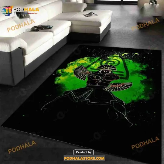Discover Soul Of The Earthbending Anime Hero Area Rug Bedroom