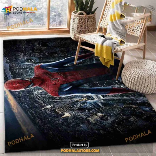 Discover Spiderman Ver1 Movie Area Rug Living Room Rug Home Decor Gift