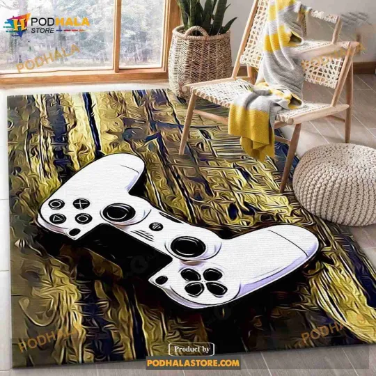 Technology Playstation Area Rug For Gift Living Room Rug Home Us Decor