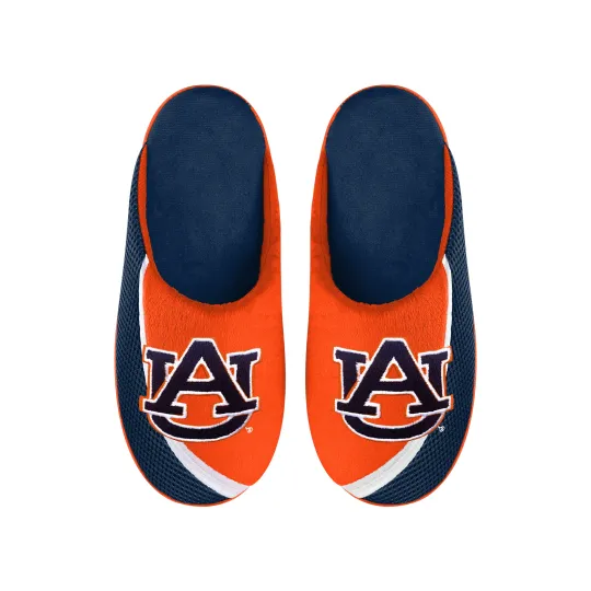 Auburn Tigers 2022 Big Logo Color Edge Slippers, Gift for Fan