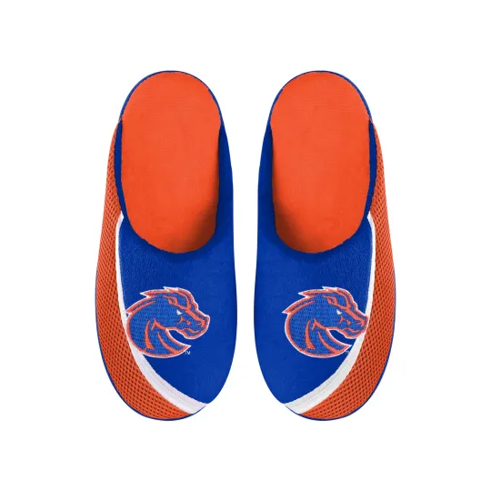 Boise State Broncos Tide Big Logo Color Edge Slippers, Gift for Fan