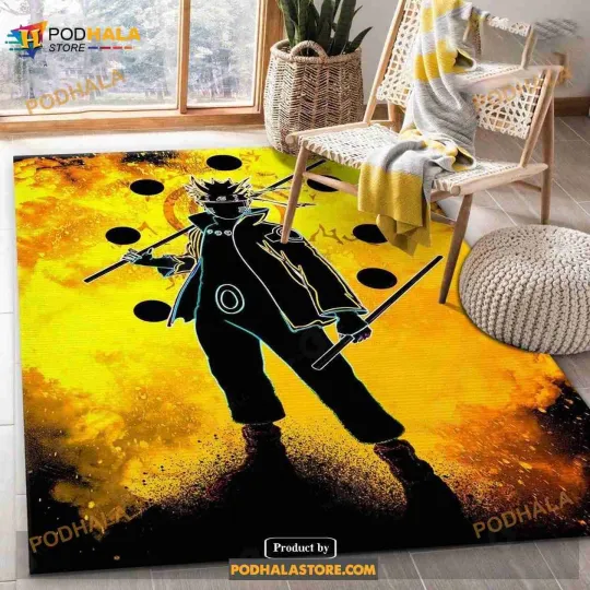 Discover Soul Of The Legend Fighter Anime Hero Area Rug Bedroom