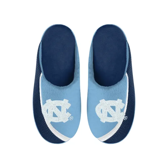 North Carolina Tar Heels 2022 Big Logo Color Edge Slippers, Gift for Fan