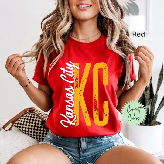 Discover Kansas City Shirt, Vintage Football Shirt, Retro Football Shirt, Gameday Shirt