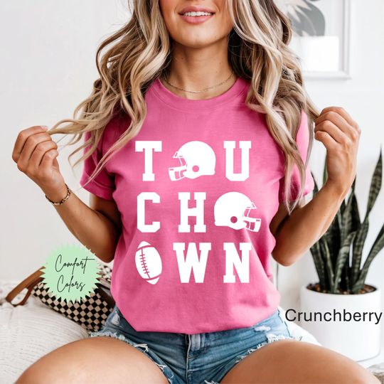 Discover Touchdown Shirt, Game day Shirt, Coquette Football, Retro Football Shirt, Cute Football Shirt