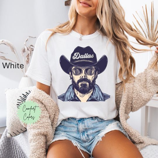 Discover Dallas Mascot Cowboys T-Shirt, Vintage Football Shirt, Retro Football Shirt, Team Mascot Shirt, Gameday Shirt