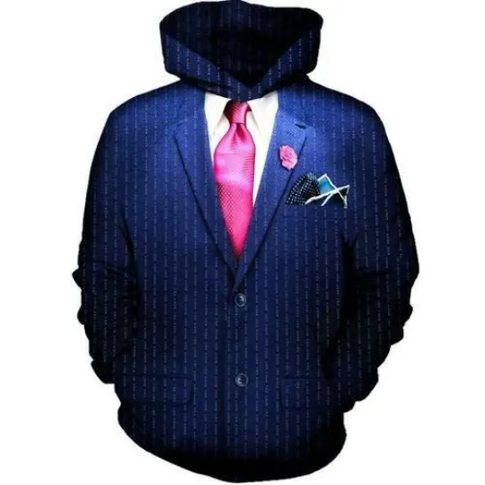 Discover 3D Printed Hoodie Cosplay Suit Tie Casual Sweatshirt for Men and Women