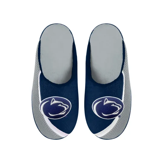 Penn State Nittany Lions Big Logo Color Edge Slippers, Gift for Fan