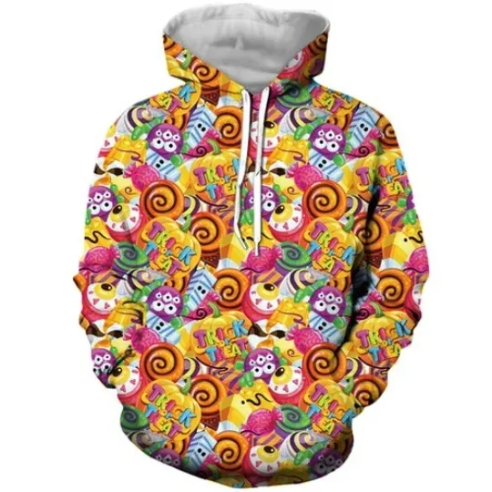 Discover Yellow lollipop eyes Casual Women Men 3D Print Hoodies Pullovear Sweatshirts