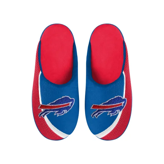 Buffalo Bills Big Logo Color Edge Slippers, Gift for Fan