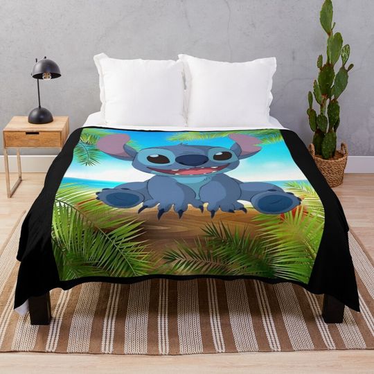 Discover lilo and stitch Throw Blanket