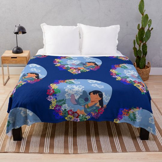 Discover Lilo and Stitch Hug Throw Blanket
