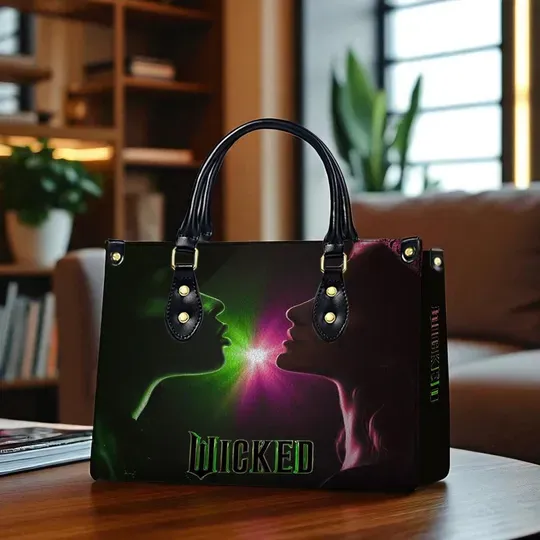 Wicked Elphaba Glinda Leather Handbag, Women's Leather Bag Gift