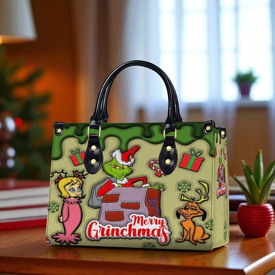 Discover Custom Grin Leather Handbag, Women's Leather Bag Gift