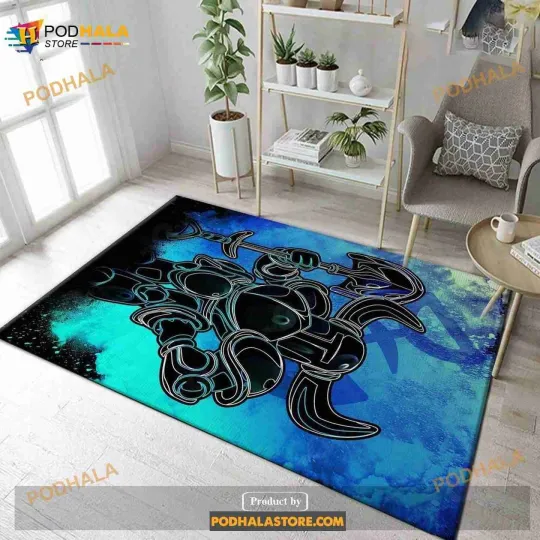 Discover Soul Of The Shovel Blade Anime Hero Area Rug Living Room And Bedroom Rug