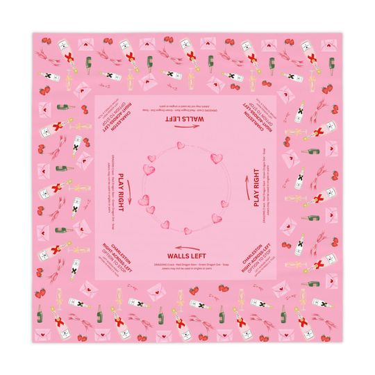 Champagne Valentine's MAHJONG Mat