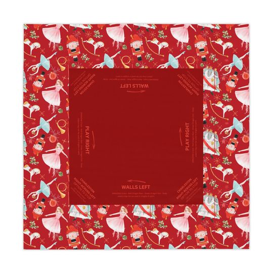 Discover Christmas MAHJONG NutcrackerTablecloth, Mahjong Instructions, Size 55 x 55, Mahjong with Rules, great for beginners learning how to play