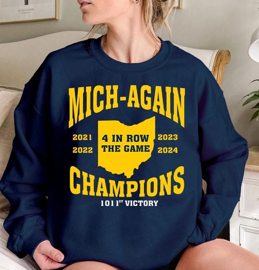 Discover Mich-Again 4 In Row The Game Funny Unisex Sweatshirt