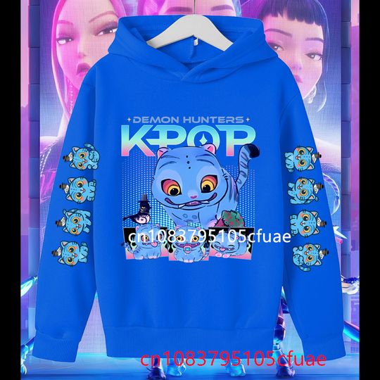 Discover K-Pop Demon Hunters Hooded Tops Toddler Girl Clothes KPop Demon Hunters Hoodie Girls