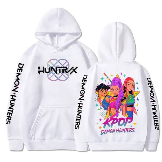 Discover 2025 Kpop Demon Hunters Men Women Sweatshirts Casual Hooded Tops Unisex