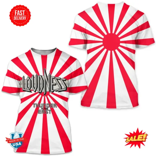 Discover Loudness music vintage 3D Tshirt S-5XL