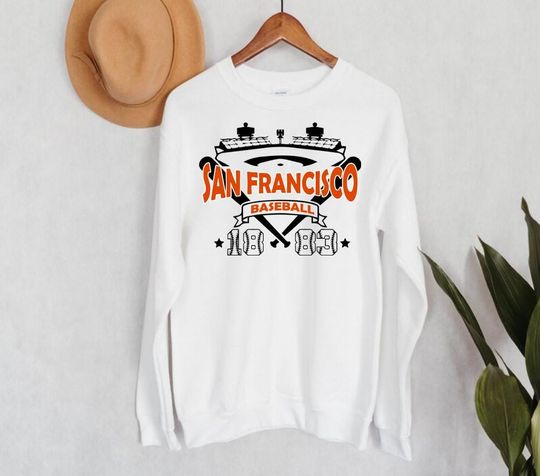 Discover San Francisco Baseball Vintage Stadium With Est Number 1883 Sweatshirt