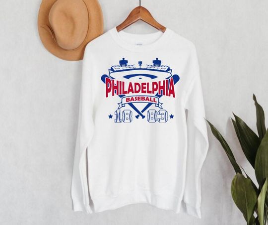 Discover Philadelphia Baseball Vintage Stadium With Est Number 1883 Sweatshirt