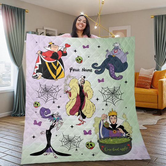 Discover Personalized Disney Villian Hades Hercules Fleece Blanket, Disney Villian Blanket