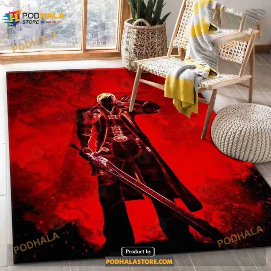 Discover The Soul Of Devil Hunter Area Rug Carpet Kitchen Rug Home Decor Gift