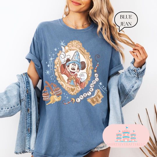 Discover Disney Mickey Wizard Shirt, Wizard shirt, magical shirt, Vintage wizard shirt, Disney Family Vacation, Disney Kids shirt