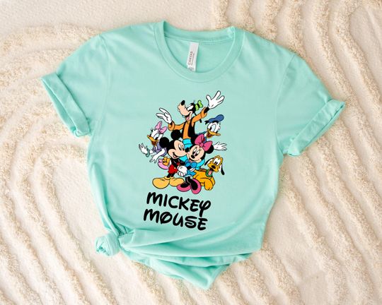 Discover Mickey Mouse Family Disney Shirt, Unisex Tee for Disney Trip, Cute Matching Vacation Shirt, Disney Group Outfit, Fun Disney Shirt for All