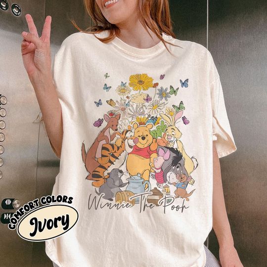Discover Winnie The Pooh And Friends Shirt, Disney Pooh Shirt, Disneyland Shirt, Pooh Bear Shirt, Disney Shirt, Disney Trip Sweatshirt